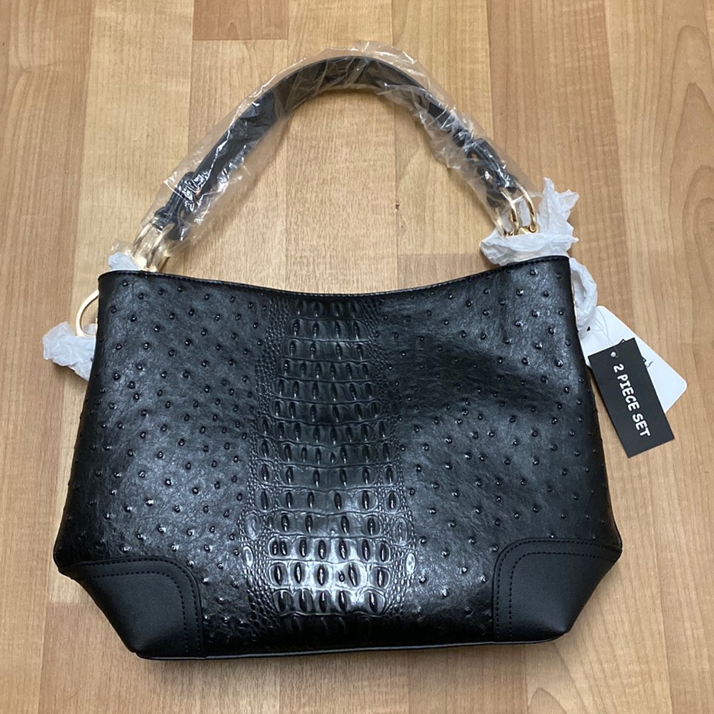 New black pebble purse
